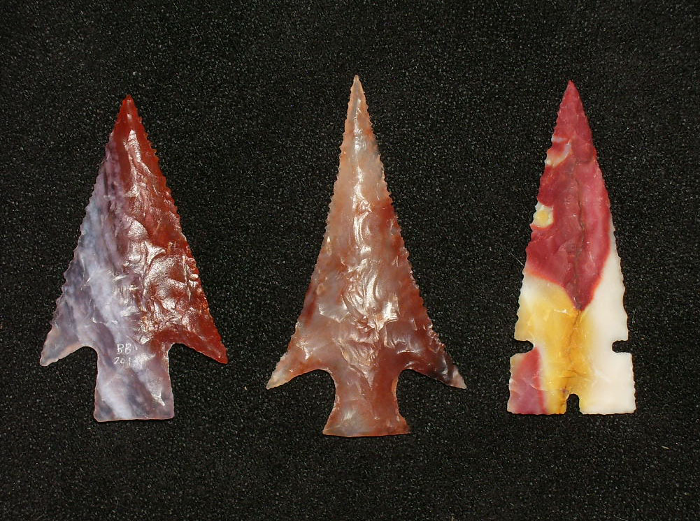 Art points made of exotic stone